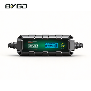 Caricabatterie per Auto BYGD F6000 6A Smart <span class=keywords><strong>12V</strong></span> per Batterie agli Ioni di Litio e al Piombo-Acido, Ricarica in Otto Fasi, Tensione di <span class=keywords><strong>Carica</strong></span> 0V - Product Image 1