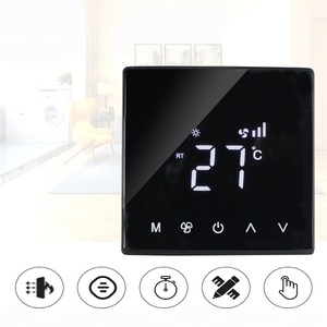 Tuya Smart Wifi Modbus Gebläse kon vektor Temperatur regler Thermostat Kühlung <span class=keywords><strong>3</strong></span>-Gang-Lüfter Elektrisch 2-Wege-Ventil Digitaler Thermostat - Product Image 5