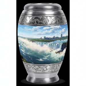 Urnas de cremación al por mayor para adultos modernas hechas a mano, urnas conmemorativas decorativas de estilo americano para entierro de cenizas masculinas y femeninas - Product Image 1