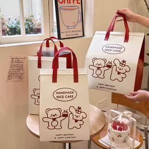Bread Cooler Backpack Easy Takeaway Thermal Insulation Non-Woven Custom Insulated Cooler Bags 20-35L Capacity Zipper Closure - Product Image 2