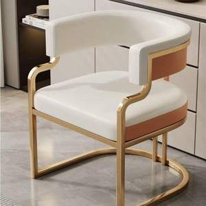 KLuxury Dining Chairs Home Makeup Chairs Hotel Reception <b>Sales</b> <b>Offices</b> Negotiation Manicure Chair for Sofas Nail Salon Backrests - Product Image 5