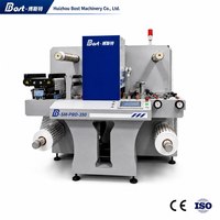 Machine de découpe automatique de haute précision BOST SM-350pro avec écran tactile PLC et alimentation automatique pour autocollants, papiers et feuilles