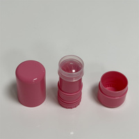 Nouvel emballage de tube de baume à lèvres cosmétique personnalisé rose et violet, baume à lèvres, blush