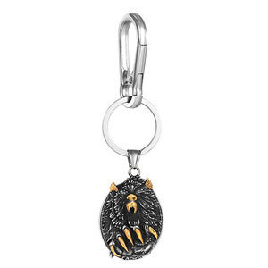 Wild Beast Claws <b>Keychain</b> Stainless Steel Animal Themed Pendant Men's Gift - Product Image 5