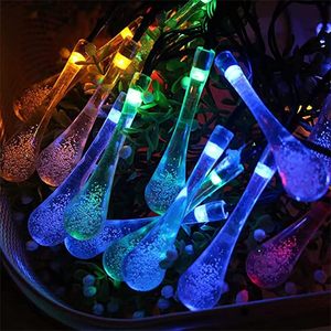 Guirlande lumineuse LED à énergie solaire IP65 étanche pour extérieur, <span class=keywords><strong>camping</strong></span>, <span class=keywords><strong>d</strong></span>écorations de Noël, cristaux colorés, design transfrontalier - Product Image 3