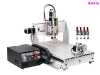 Routeur CNC miniature de bureau 3/4 axes 6040Z 1,5 kW, machine de gravure pour le travail du PVC, de l'ABS, du PCB, du bois et de l'aluminium