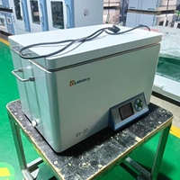 Bain-marie numérique thermostaté de laboratoire en acier inoxydable de 25 litres à température constante de 100°C avec chauffage électrique