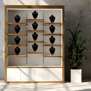 Vitrinas de Exhibición de Joyería de Lujo Personalizadas con Iluminación LED |   Exhibidores de Vidrio Templado para Joyería en Tiendas Minoristas - Product Image 3