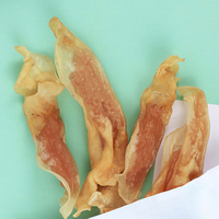 Oreilles de lapin enveloppées de viande de poulet chien chat friandises nourriture pour chat nourriture sèche pour animaux de compagnie usine de fabrication 100% pet snack fournisseur