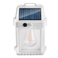 Lámpara de pared solar impermeable para exteriores IP65 con sensor de movimiento E27 bombillas LED y difusor de policarbonato para iluminación del hogar