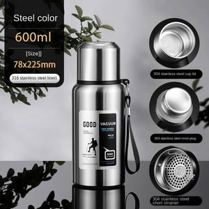 New Business All-Steel 316 Stainless Steel 1.5L Hot and Cold Vacuum <b>Flask</b> <b>Bottle</b> Tea Separation Bubble Kettle Cup - Product Image 6
