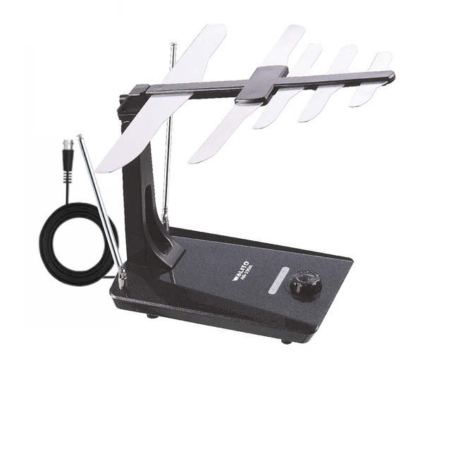 AR-199A-A 4K Indoor Digital Antenna Without Booster HD Free TV Reception for HDTV & Local Digital TV Signals