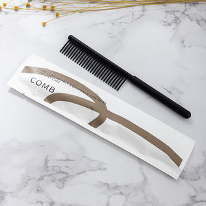 Accessoires pour hôtels écologiques Articles taille voyage <span class=keywords><strong>Airbnb</strong></span> Fournitures pour hôtels Kit de salle de bain Peigne - Product Image 4