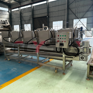 Gas Electric Heating Continuous Frying Equipment Frying <b>Machine</b> Exclusively for Snack Food Processing Plants - Product Image 3