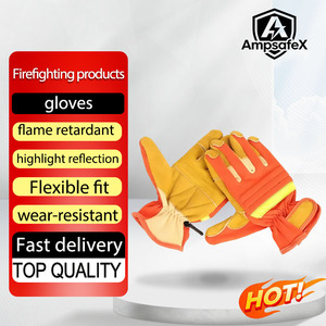 ถุงมือกันไฟอะรามิด ถุงมือกันความร้อนสูงสำหรับใช้ในกรณีฉุกเฉินไฟป่า - Product Image 1