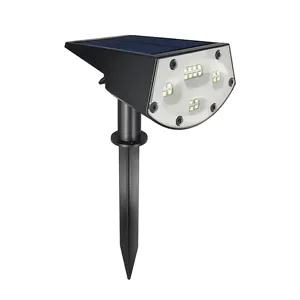 Guangqing Solar Garden Lights lampada da prato per Patio Pathway Yard Deck Walkway