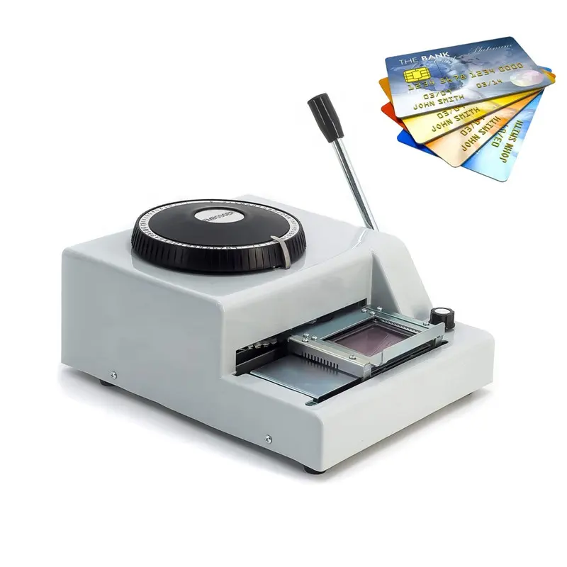 72 Characters Plastic Card PVC Card Making Embosser Code Embossing Machine