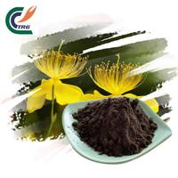 Extrait d'Hypericum Perforatum 0,3%-0,6% Hypericine, Poudre Naturelle de Sève de St-Jean pour la Calme et le Bien-être Émotionnel