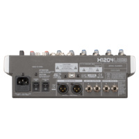 Mezclador de Audio Analógico Profesional de 12 Entradas y 2 Buses con Interfaz USB y Multiefectos de 24 Bits para Grabación en Estudio y Presentaciones en Vivo