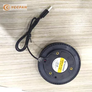 Çin soba endüstriyel santrifüj fan ile USB-CABLE Dia. 100mm 12V DC hava fanı için tel temizleyici