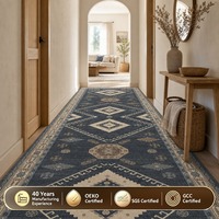Area Rug Loop Pile Carpet Dirt Resistant Anti-slip Persian Floor Mat Entrance Corridors Runner Hotel Homedecor Retro Custom Rugs