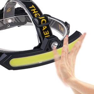 XPE COB Headlamp LED Rechargeable Type C Outdoor Wide Floodlight Sensor Headlight - Product Image 2