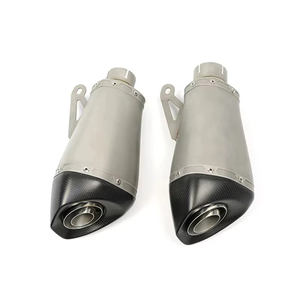 Silencieux d'échappement moto slip-on 51/60/65mm avec <span class=keywords><strong>DB</strong></span> <span class=keywords><strong>Killer</strong></span> amovible Laser pour BMW S1000RR 2010-2014 - Product Image 5