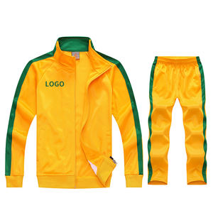 थोक ब्रांड डिजाइन उच्च गुणवत्ता पॉलिएस्टर पुरुषों के कपड़ों की Tracksuit जॉगिंग सूट हूडि घुड़दौड़ सेट खेलों - Product Image 1