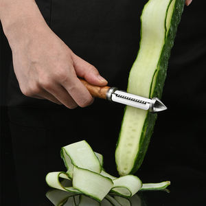 أداة مطبخ من الصلب المقاوم للصدأ 304 بائع ساخن مقشرة فواكه وخضروات جوليان مقشرة - Product Image 3
