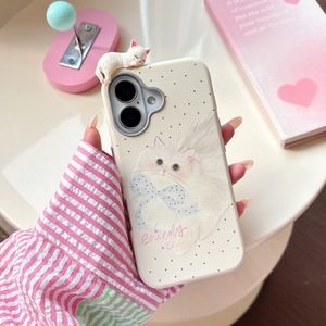 Linda Funda de Teléfono 3D con Diseño de Gato con Puntos, Compatible con iPhone 17ProMax 16 15 14, para Mujeres - Product Image 3
