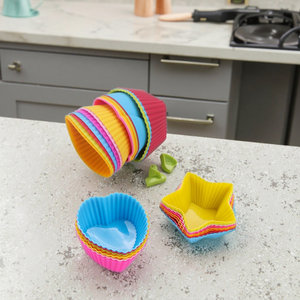 Tasse Mafen jetable en <span class=keywords><strong>silicone</strong></span> ronde, étoile, coeur carré, rose, 7cm, <span class=keywords><strong>moule</strong></span> à gâteau, <span class=keywords><strong>moule</strong></span> à tarte aux œufs - Product Image 6