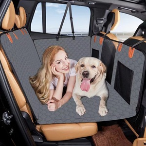 Coussin de voyage pour chien, housse de siège arrière de voiture, double couche, imperméable, anti-salissure, hamac pour chien en voiture - Product Image 1
