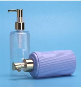 250ml/350ml Pet sang trọng chai dầu gội rỗng tùy chỉnh Body Lotion Sữa rửa mặt chai tóc dầu chai - Product Image 2