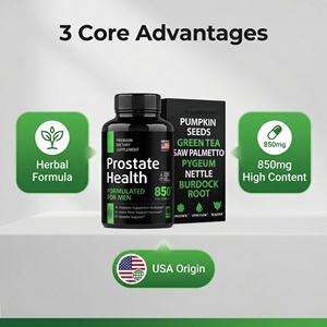 Complément Herbal en Gros pour la Prostate Adulte : Capsules pour la Santé Masculine, Lycopène, Palmier Nain, Bloqueur Naturel du <span class=keywords><strong>DHT</strong></span>, Soutien Prostatique - Product Image 3