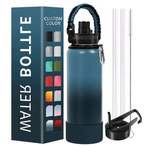 Bouteille d'eau en acier inoxydable sans BPA personnalisée 750 ml 1 L Impression de logo personnalisée pour les entreprises - Product Image 6