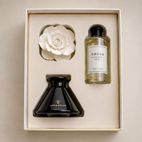 Ensemble diffuseur de parfum en plâtre de luxe personnalisé, directement de l'usine |   Emballage entièrement personnalisable, parfum, couleur et logo