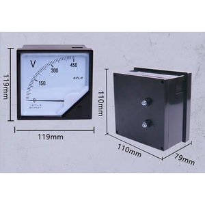 Compteur à aiguille série 42L6 |   Compteur de courant, de tension et de fréquence AC |   Instruments de mesure analogiques de haute qualité - Product Image 3