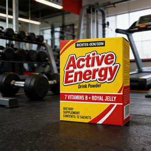 Bebida Halal con Sabor a Uva y Mango con Ginseng, Impulso Rápido de Energía, Polvo Energético Extra Joss Active - Product Image 4