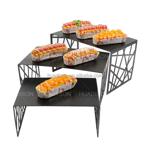 Huadison khác khách sạn & nhà hàng Nguồn cung cấp tiệc cưới tự chọn thép không gỉ món tráng miệng Rack hiển thị đứng thực phẩm hiển thị đứng - Product Image 1