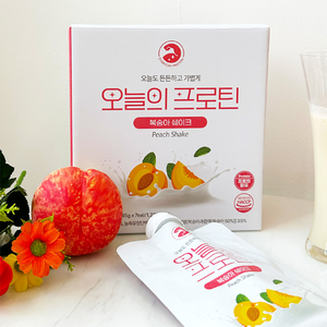 Korean Peach <b>Protein</b> Shake Powder with WPI High <b>Protein</b> Healthy Meal Replacement Breakfast Drink - Product Image 2