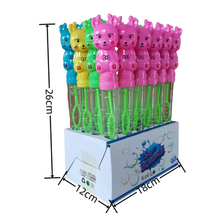 Jouets d'<span class=keywords><strong>eau</strong></span> d'été <span class=keywords><strong>pour</strong></span> enfants souffleur de <span class=keywords><strong>bulles</strong></span> savonneuses avec des <span class=keywords><strong>bulles</strong></span> de dessin animé magiques bâton liquide en plastique <span class=keywords><strong>pour</strong></span> le plaisir en plein air - Product Image 2