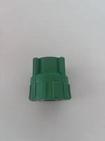 Raccord droit femelle à tête hexagonale, surface lisse, pour applications basse pression