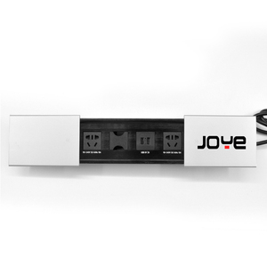 Couvercle en aluminium Prise coulissante pour meubles de bureau Prise de bureau avec USB - Product Image 4