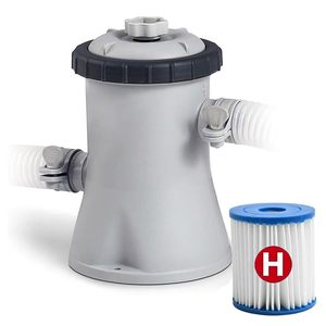 Pompe de filtration pour piscine à cartouche Intex Type H 220-240V avec 2 tuyaux de 32 mm - Product Image 1