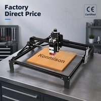 Routeur CNC de bureau DIY 40W, mini graveur laser 42x40cm pour gravure, découpe et fabrication de signalétique sur bois et métal
