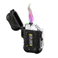Réchaud de Camping en plein air briquet Arc Rechargeable USB briquet étanche coupe-vent briquet Plasma pour la survie tactique