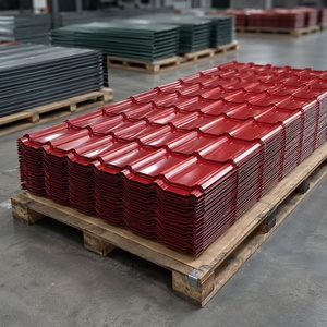 Tôle de toiture en <span class=keywords><strong>acier</strong></span> coloré à bord plié, tôle de couverture métallique courbée <span class=keywords><strong>pour</strong></span> un revêtement de toiture durable et résistant aux intempéries - Product Image 5