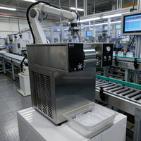 Nouvelle machine à glace pilée automatique commerciale à 4 saveurs, haute productivité pour les confiseries, les noix et les légumes