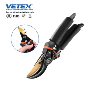 Vetex nhiệm vụ SK5 cắt tỉa kéo vườn công cụ thiết lập | chuyên nghiệp bỏ qua tay pruners với titan-tráng lưỡi - Product Image 1