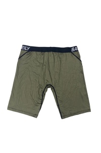 Calzoncillos Boxer Estampados para Hombre, con la Frase 'I Love My Wife', Cintura Media, Color Verde Oliva, Transpirables, de Spandex - Product Image 3